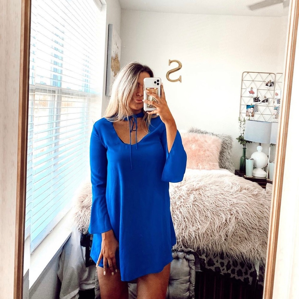 AMANDA UPRICHARD ROYAL BLUE DRESS